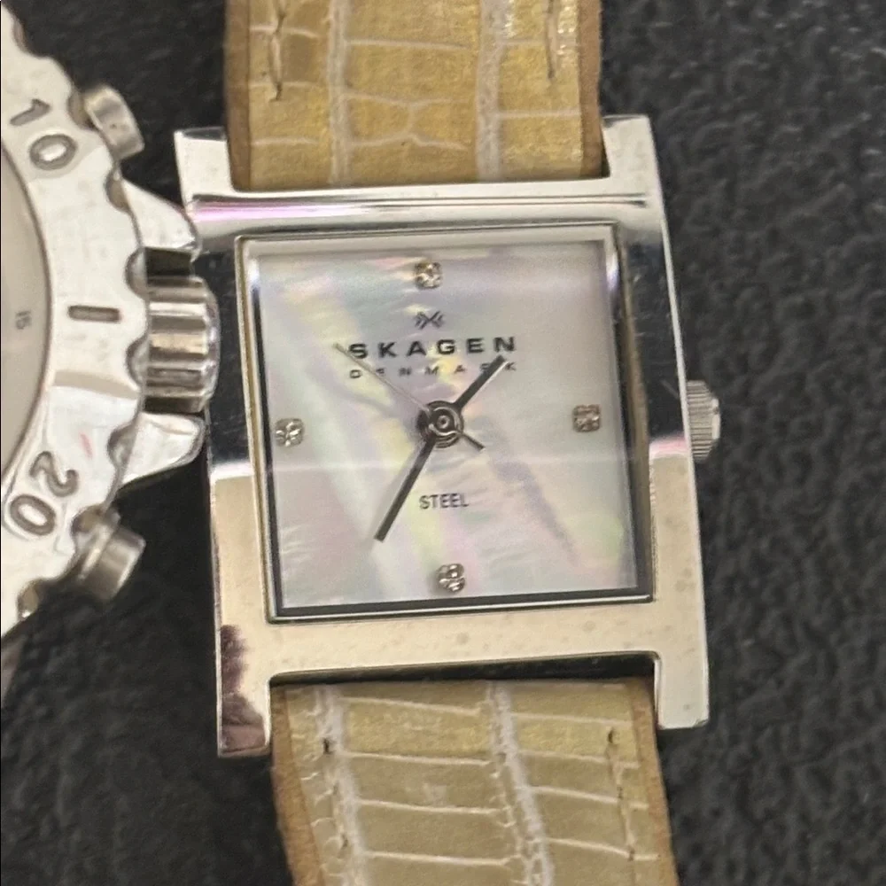 Skagen Michael Kors Anne Klein Bundle Lot 3 Watches Need Battery Stainless Link​